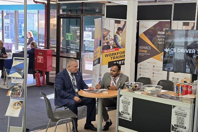 ASMACS S.R.L. booth at Logistics Expo 2026, Thessaloniki, Greece (Hall 15, Stand B29b)